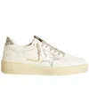 Golden Goose Ball Star Leather Sneaker In White