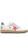 Golden Goose White Sneakers With Premium Leather And Unique Star Detail In White