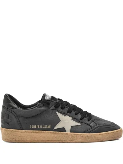 GOLDEN GOOSE BALL STAR LEATHER SNEAKERS