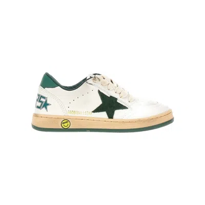 Golden Goose 'ball Star' Leather Sneakers Kids In Multicolor