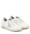 Golden Goose Ball Star Leather Sneakers In Multicoloured
