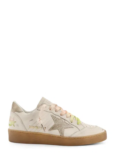 GOLDEN GOOSE BALL STAR LEATHER SNEAKERS
