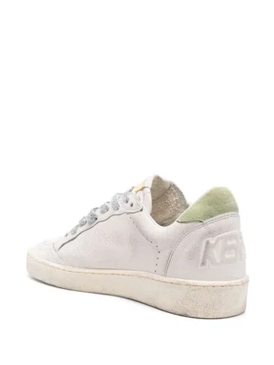 Golden Goose Ball Star Leather Sneakers In Pink