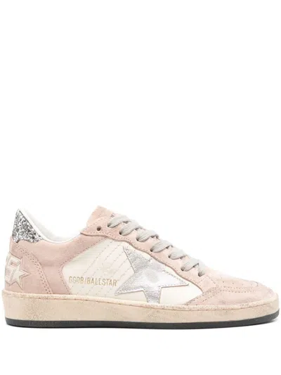 Golden Goose Ball Star Low-top Sneakers In Powder
