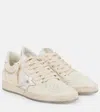 Golden Goose Ball Star Leather Sneakers In White