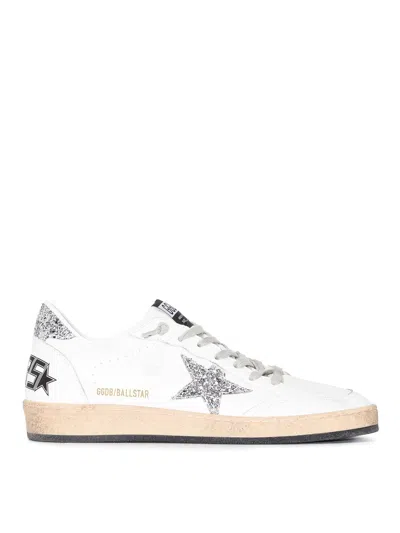 GOLDEN GOOSE BALL STAR LEATHER SNEAKERS