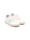 Golden Goose Ball Star Leather Sneakers In White
