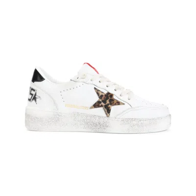 Golden Goose Ball Star Leather Upper Toe Heel An In White
