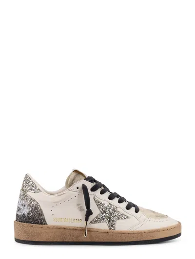 Golden Goose Ball Star Low-top Leather Sneakers In Neutral