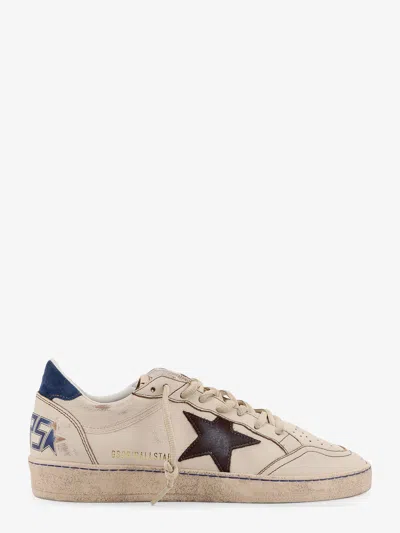 Golden Goose Ball Star Low-top Leather Sneakers In White