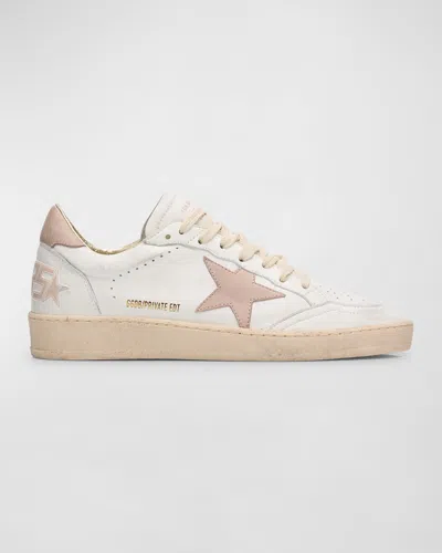 Golden Goose Ball Star Low-top Leather Sneakers In Multi