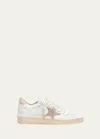 GOLDEN GOOSE BALL STAR LOW-TOP LEATHER SNEAKERS