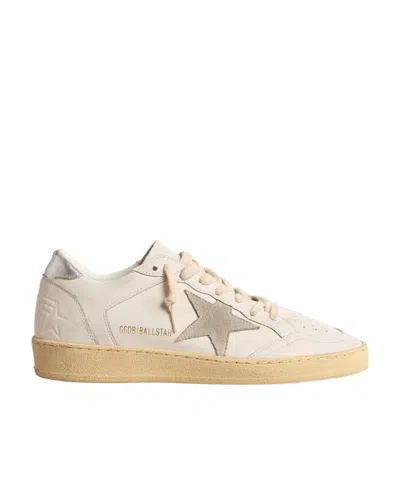 Golden Goose Ball Star Low-top Sneakers In White