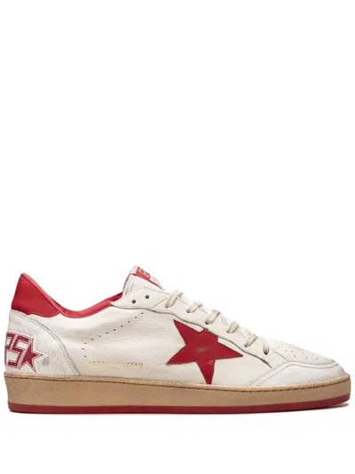 Golden Goose Ball Star Low-top Sneakers In White