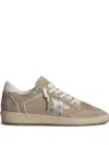 Golden Goose Ball Star Ltd Star-embellished Suede Sneakers In Brown