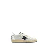 Golden Goose Ballstar Sneakers In White Leather Men In Gray