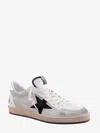 Golden Goose Ball Star Sneakers White In Silver