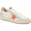Golden Goose Ball Star Mixed Media Low Top Sneaker In Multi