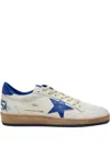 Golden Goose Vintage Low-top Sneakers With Laminated Leather Details In White