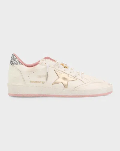 Golden Goose Ball Star Pearly Glitter Low-top Sneakers In Multi