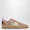 GOLDEN GOOSE GOLDEN GOOSE BALL STAR PINK/LIGHT BEIGE PATCHWORK SNEAKER