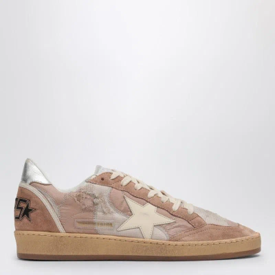 Golden Goose Patchwork Lace-up Sneakers For Women In Pink