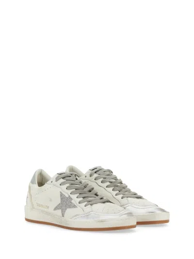 Golden Goose Super-star Low Top Sneaker In White/gold/black
