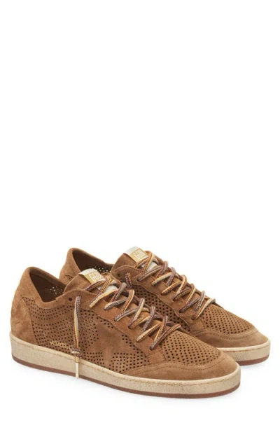 Golden Goose Ball Star Sneaker In Brown