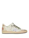 Golden Goose Ball Star Sneaker In Animal Print