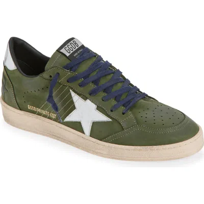 Golden Goose Ball Star Sneaker In Green
