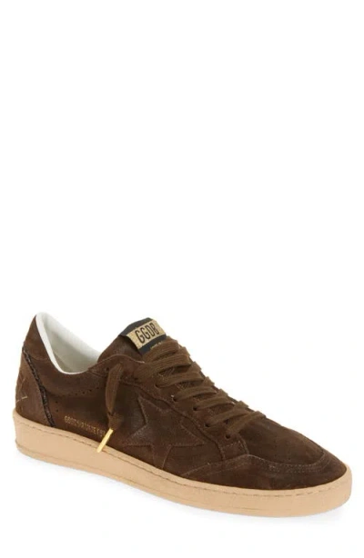 Golden Goose Ball Star Sneaker In Mustang