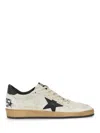 Golden Goose Ballstar Nappa Upper Leather Star And Heel Crack Toe And Spur In White