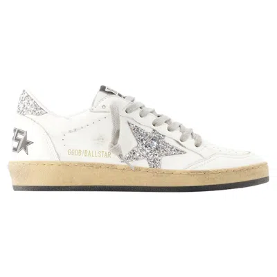 Golden Goose Ball Star Sneakers -  - Leather - White/ Silver