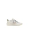 Golden Goose White Leather Sneakers With Distinctive Star Detail