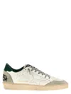 Golden Goose White Cow Leather Vamp Sneakers With Unique Used And Dirty Effect