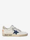 Golden Goose Distressed Low-top Sneakers With Star Detail And Vintage Aesthetic