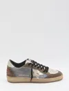 Golden Goose Ball Star Suede Sneakers In Brown