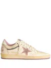 Golden Goose Lace-up Low-cut Casual Shoes In Nude
