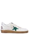Golden Goose Leather Low Top Sneakers With Distressed Effect