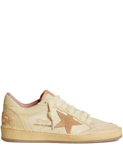 Golden Goose Ball Star Sneakers In Nude