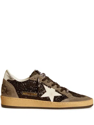 Golden Goose Ball Star Sneakers In Black/grey