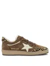 Golden Goose Ball-star Sneakers & Slip-on Brown In Multi