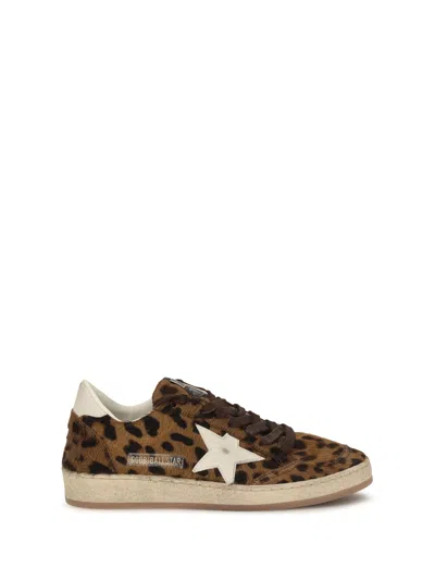 Golden Goose Ball Star Sneakers In Brown