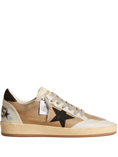 Golden Goose Ball Star Sneakers In Brown
