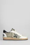 Golden Goose Ball Star Sneakers In Taupe Suede And Leather In Brown