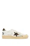 Golden Goose Ball Star In Nappa With Leopard-print Pony Skin Star And Heel Tab In Cream/beige Brown Leo/white (white)