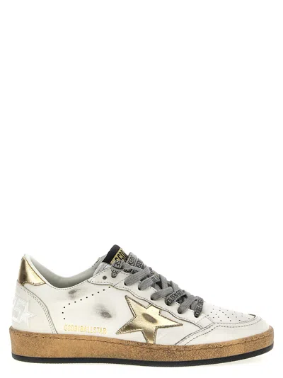 Golden Goose Ball Star Sneakers Gold