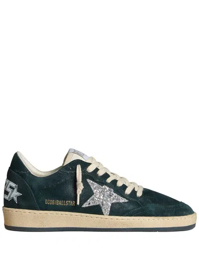 Golden Goose Ball Star Sneakers In Green