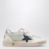 Golden Goose Deluxe Brand Men Ball-star Sneakers In White Nappa With Black Star In White