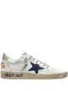 Golden Goose Distressed Low-top Sneakers With Star Detail And Vintage Aesthetic